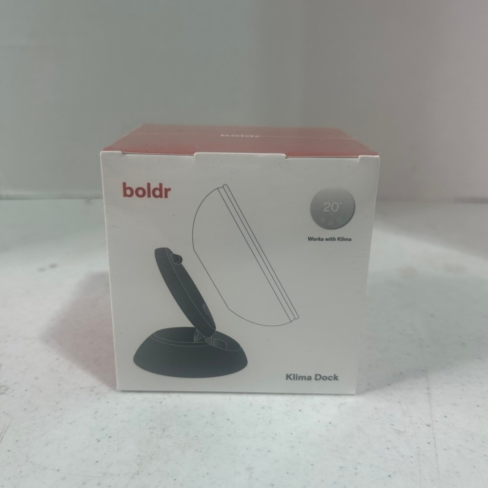 Boldr Klima Dock Smart Thermostat‎ Desktop Stand Black Minimalist Accessory